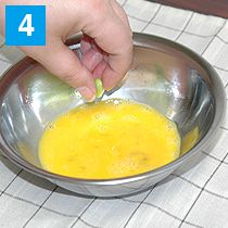 茶巾卵の作り方.4