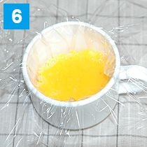 茶巾卵の作り方.6