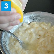 バナナのクリームの作り方.3
