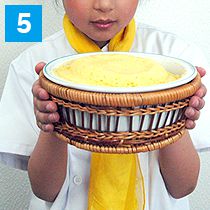 グラタン皿ケーキの作り方.5