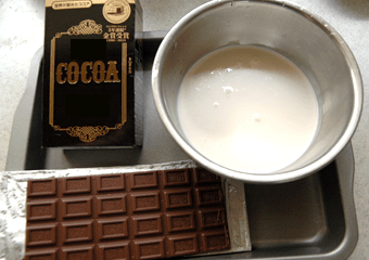 生チョコレートの材料