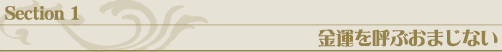 金運を呼ぶおまじない