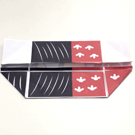 折り紙箱の折り方.7