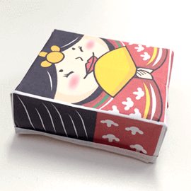 折り紙箱完成→裏