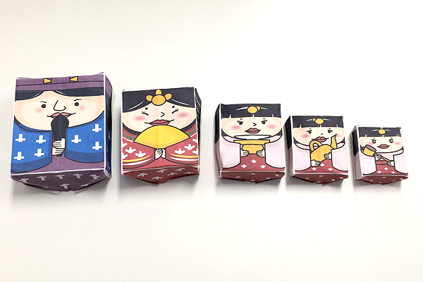 箱折り紙ひなまつりセット