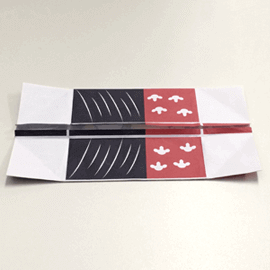 折り紙箱の折り方.3