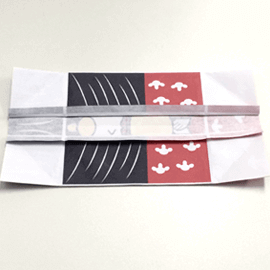 折り紙箱の折り方.5