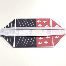 折り紙箱の折り方.9