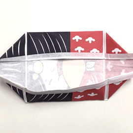 折り紙箱の折り方.11