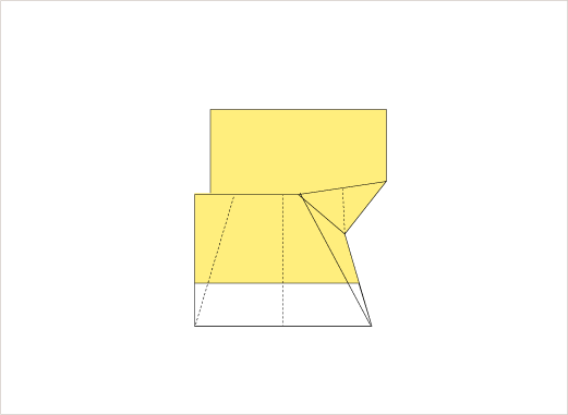 折り紙マトリョーシカの折り方.13