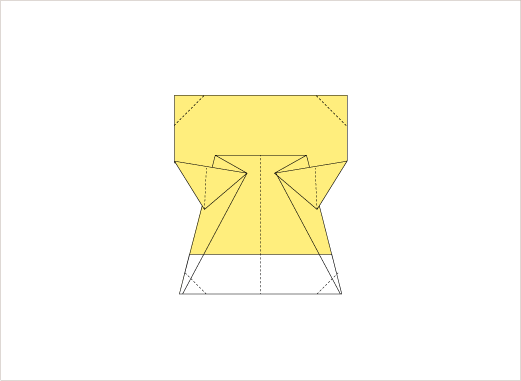 折り紙マトリョーシカの折り方.14