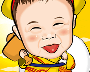 赤ちゃん似顔絵 恵比寿